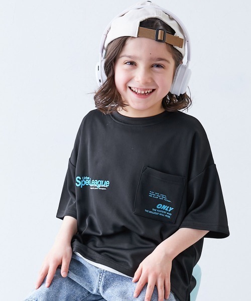 devirock（デビロック） tシャツ 「涼感 サラッとメッシュ」ロゴ・総柄