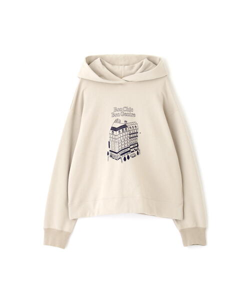 「human woman」 プルオーバーパーカー MEDIUM グレー レディースの画像