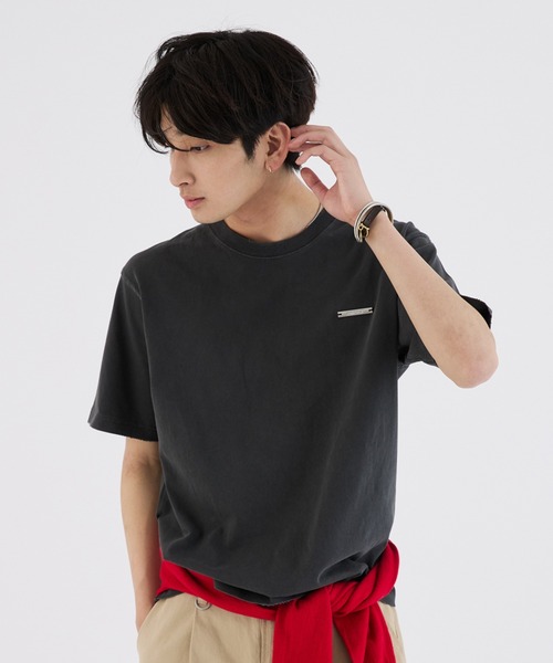 ONCILY（オンシェリー） tシャツ SILVER PLATE DAMEGE T-SHIRT