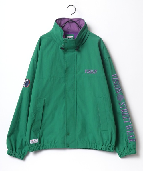 「VISION STREET WEAR」 ナイロンブルゾン LL ブラック メンズ_画像6