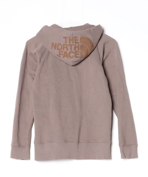 「THE NORTH FACE」 ジップアップパーカー SMALL ブラウン レディース