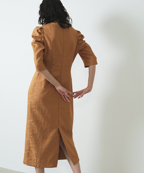 「Kana」 7分袖ワンピース M ブラック レディース_画像8