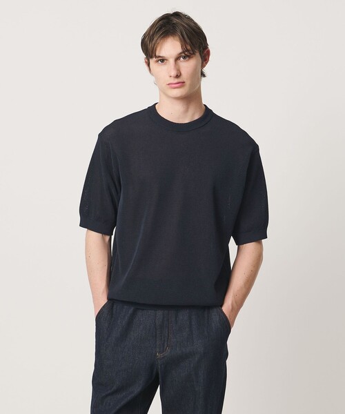 tシャツ シャーリーカーン バーズアイ ショートスリーブ クルーネック ニットTシャツ メンズの画像
