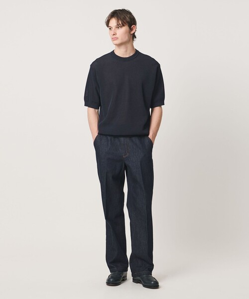 tシャツ シャーリーカーン バーズアイ ショートスリーブ クルーネック ニットTシャツ メンズの画像