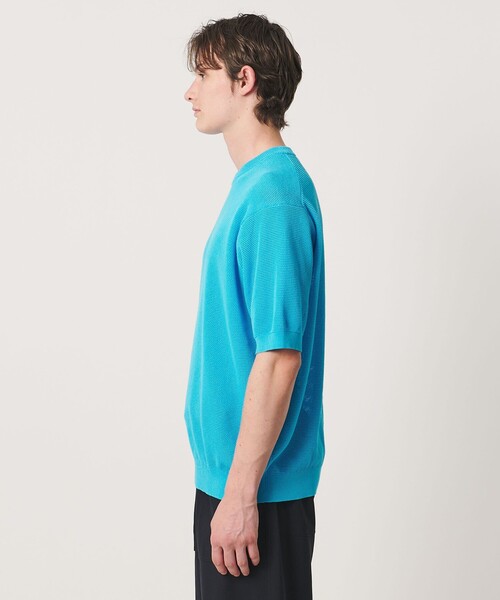 tシャツ シャーリーカーン バーズアイ ショートスリーブ クルーネック ニットTシャツ メンズの画像