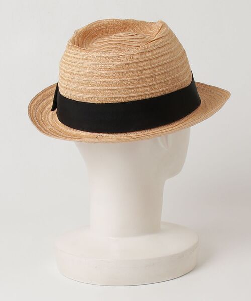 「SHIPS JET BLUE」 ストローハット ONE SIZE ベージュ メンズ_画像2