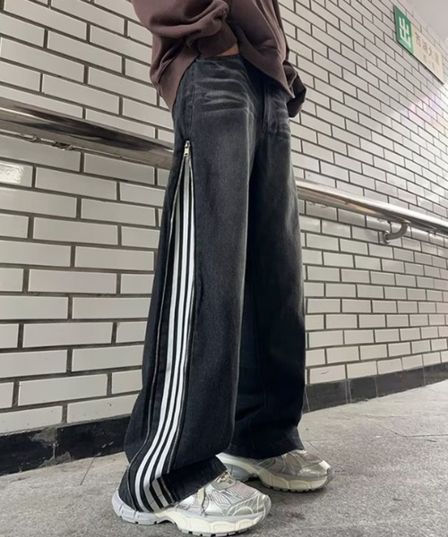 「MGV」 デニムパンツ MEDIUM ブラック メンズ_画像2