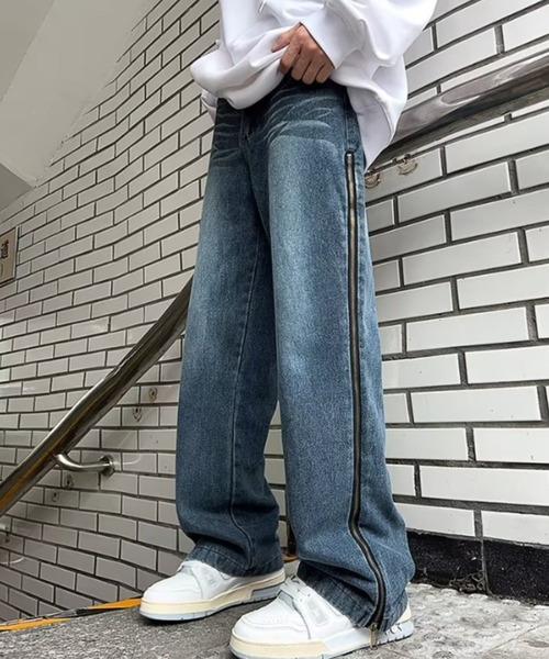 「MGV」 デニムパンツ MEDIUM ブラック メンズ_画像4
