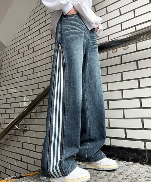 「MGV」 デニムパンツ MEDIUM ブラック メンズ_画像7
