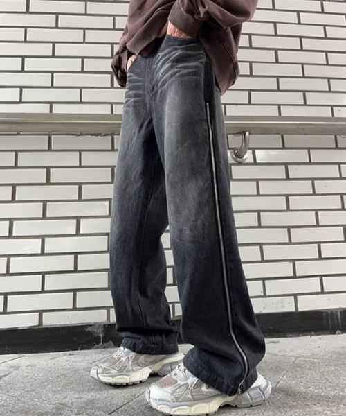 「MGV」 デニムパンツ MEDIUM ブラック メンズ_画像9