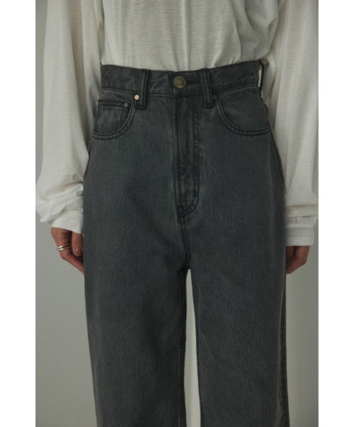 「BLACK BY MOUSSY」 デニムパンツ 25inch グレー レディース_画像5