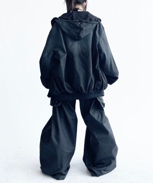「haveyoudiedbefore」 ジップアップパーカー L ブラック メンズの画像