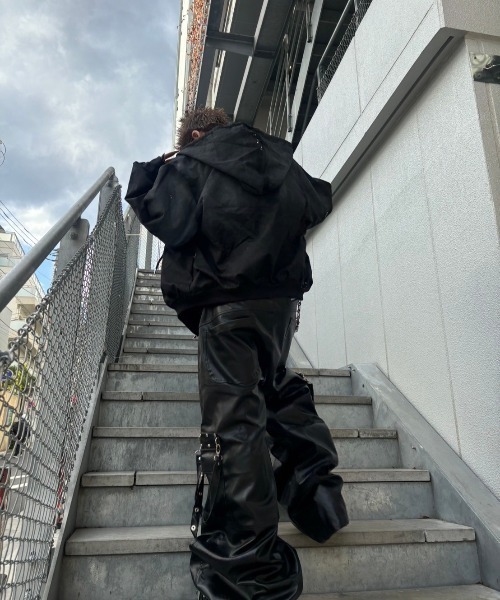 「haveyoudiedbefore」 ジップアップパーカー L ブラック メンズの画像