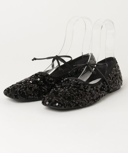 「SY UNITED ARROWS」 フラットパンプス 24cm ブラック レディース