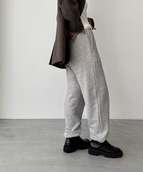 「CANAL JEAN」 スウェットパンツ ONE SIZE クリーム レディース_画像3