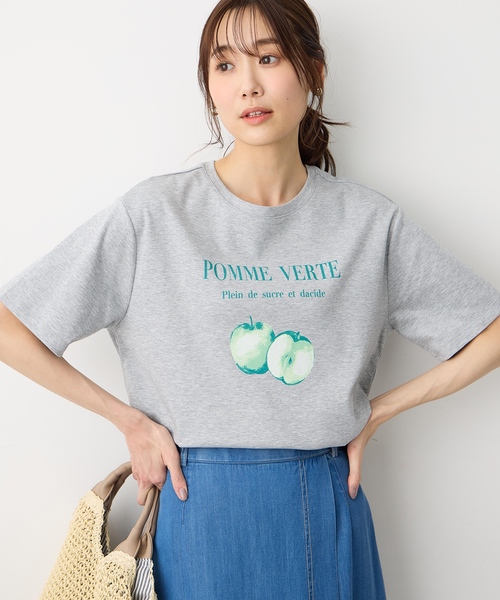 Petit Honfleur（プチオンフルール） uvカット tシャツ フルーツ