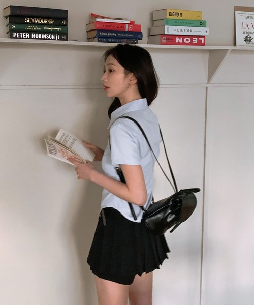 「by muni:r」 半袖シャツ FREE ホワイト レディース_画像7