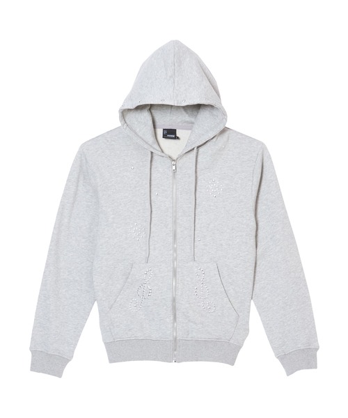 「FCMM」 ジップアップパーカー SMALL グレー レディース_画像5