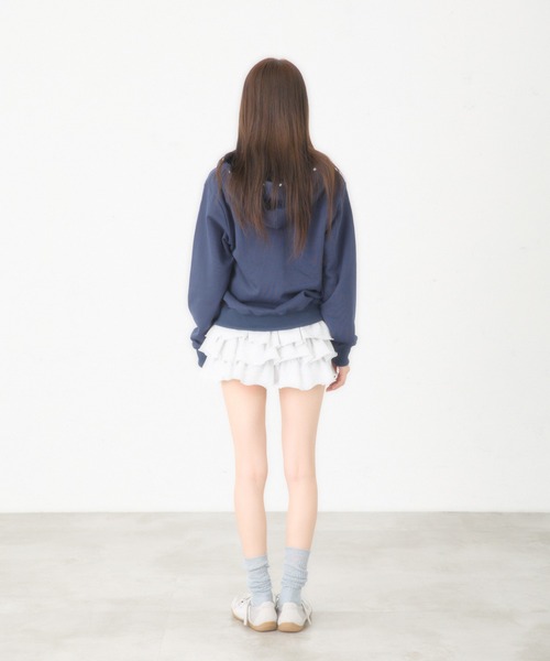 「FCMM」 ジップアップパーカー SMALL グレー レディース_画像8