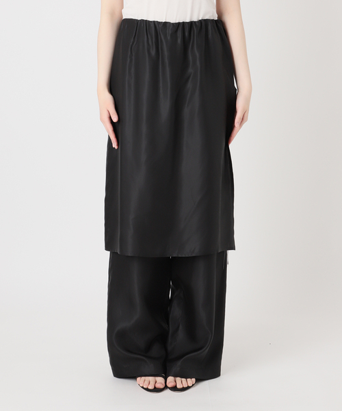 ワイドパンツ パンツ INSCRIRE アンスクリア Cupro Layered パンツ I26SS-PT186 レディースの画像