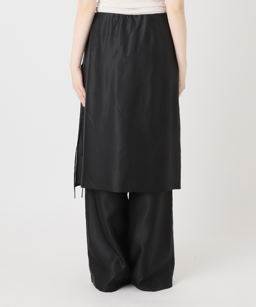 ワイドパンツ パンツ INSCRIRE アンスクリア Cupro Layered パンツ I26SS-PT186 レディースの画像