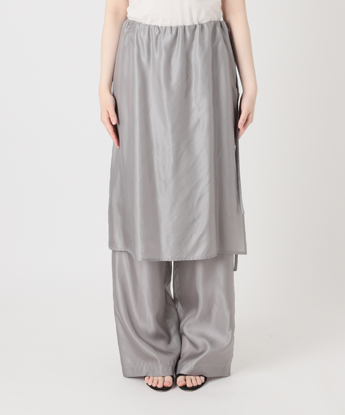 ワイドパンツ パンツ INSCRIRE アンスクリア Cupro Layered パンツ I26SS-PT186 レディースの画像
