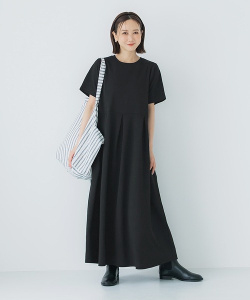 coca（コカ） ワンピース 「田中里奈様着用」ライトエンボスタック