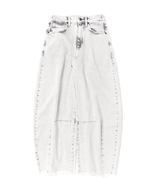 ワイドパンツ ジーンズ デニム デニムパンツ レディースの画像