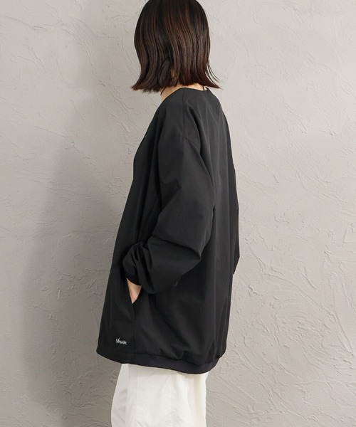 カーディガン 「NANGA/ナンガ」 DotAir COMFY ノーカラー カーディガン レディース メンズの画像