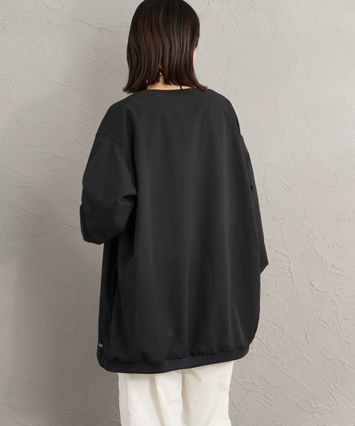 カーディガン 「NANGA/ナンガ」 DotAir COMFY ノーカラー カーディガン レディース メンズの画像