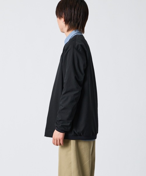 カーディガン 「NANGA/ナンガ」 DotAir COMFY ノーカラー カーディガン レディース メンズの画像