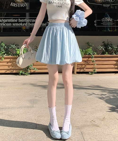 2ly2 スカート インナーパンツ付きバルーンミニスカート : ZOZOTOWN