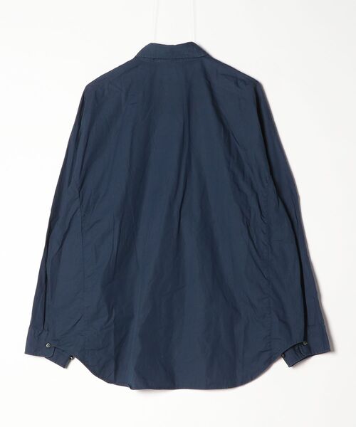 「blanc basque」 ワンポイント長袖シャツ 38 ネイビー レディース_画像2