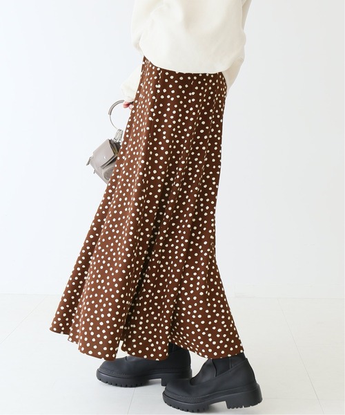 「Spick & Span」 フレアスカート 38 ネイビー レディース_画像4