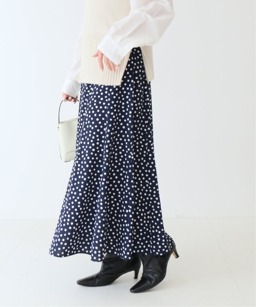 「Spick & Span」 フレアスカート 38 ネイビー レディース_画像7
