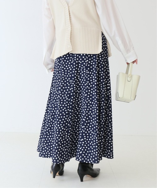 「Spick & Span」 フレアスカート 38 ネイビー レディース_画像8