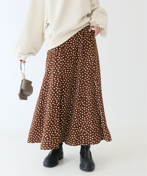「Spick & Span」 フレアスカート 38 ネイビー レディース_画像9