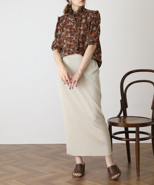 Orla Kiely（オーラカイリー） ブラウス シャツ 夏 半袖 ディッツィー 