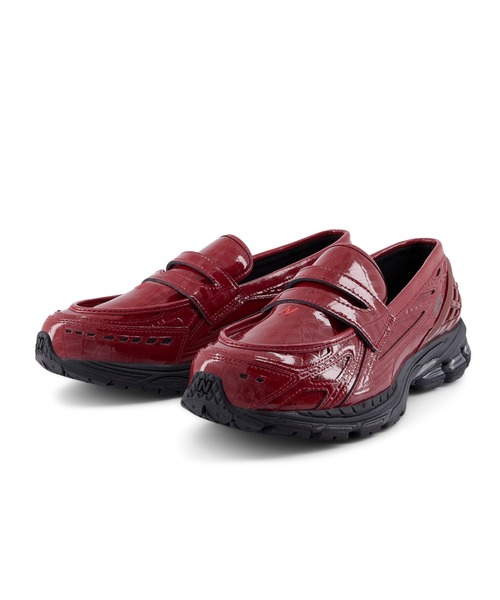「New Balance」 ローファー 28.0cm レッド メンズ_画像5