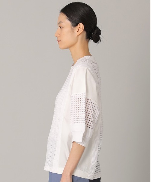 「ZUCCa」 7分袖カットソー M size ピンク レディース_画像9