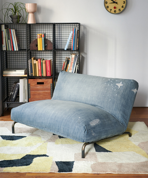 ジャーナルスタンダード　2P cover journal standard Furniture 家具 RODEZ SOFA 2P Damage DENIM