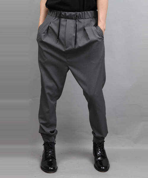 ato トロピカルクロスサルエルイージーパンツ 44 現行品 定価35,200円 ATO（アトウ） パンツ TOLOPICAL CROSS SARROUEL PANTS メンズ