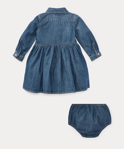 Polo Ralph Lauren Childrenswear ワンピース シアード デニム シャツ