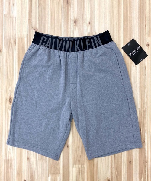 カルバンクライン CK ウエストロゴ ハーフパンツ Calvin Klein パジャマ CK ウエストロゴスウェットハーフパンツ