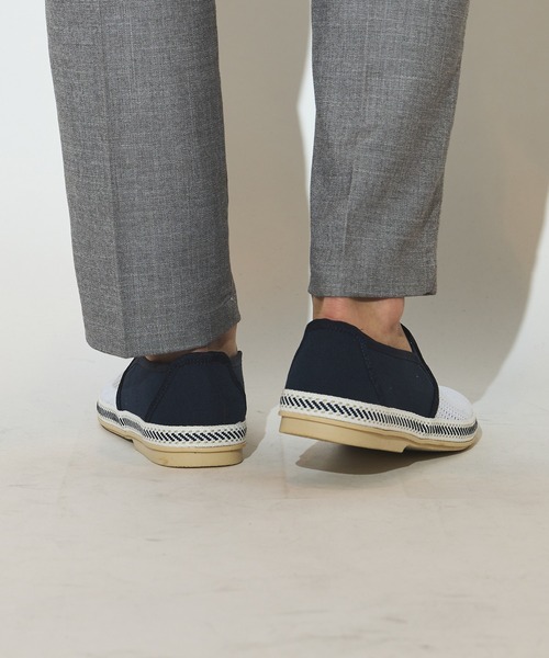 ★ALDO★men's 編込みメッシュスリッポン メッシュスリッポン メンズ 切り替えデザイン[品番：RQ000003705