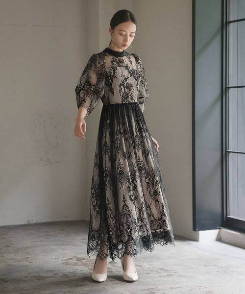 GIRL DRESS FOR NOW パーティードレス ドレス ランタンスリーブ総