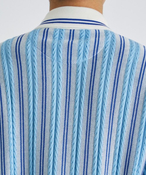 gim CONTEXT シャツ 「gim context/ジムコンテキスト」Stripe Open 