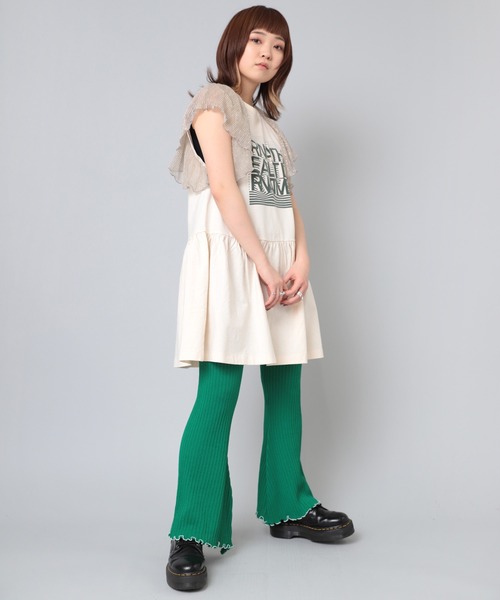RNA（アールエヌエー） ワンピース D1622 グリッターレースコンビ