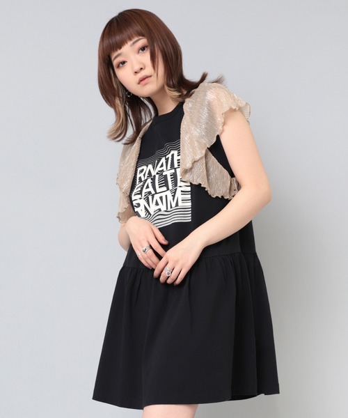 RNA（アールエヌエー） ワンピース D1622 グリッターレースコンビ