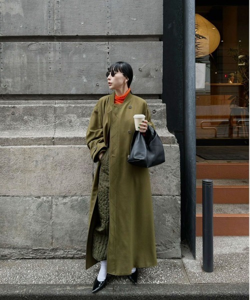 ジャケット MA-1 MA1 LIKE LIGHT LONG COAT レディース : 73962185 